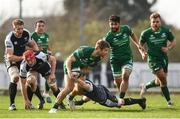 2 March 2019; Kyle Godwin of Connacht is tackled by Luke Price of Ospreys during the Guinness PRO14 Round 17 match between Connacht and Ospreys at The Sportsground in Galway. Photo by Harry Murphy/Sportsfile