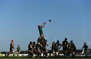 2 March 2019; Eoin McKeon of Connacht wins possession in the lineout during the Guinness PRO14 Round 17 match between Connacht and Ospreys at The Sportsground in Galway. Photo by Ramsey Cardy/Sportsfile