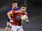 2 March 2019; Mark Collins of Cork in action against Jimmy Feehan of Tipperary during the Allianz Football League Division 2 Round 5 match between Tipperary and Cork at Semple Stadium in Thurles, Tipperary. Photo by Matt Browne/Sportsfile