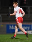 2 March 2019; Peter Harte of Tyrone after scoring his side's first goal during the Allianz Football League Division 1 Round 5 match between Tyrone and Cavan at Healy Park in Omagh, Tyrone. Photo by Seb Daly/Sportsfile