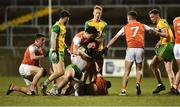 2 March 2019; Both teams become involved in a dispute during an incident in the first half during the Allianz Football League Division 2 Round 5 match between Donegal and Armagh at MacCumhail Park in Ballybofey, Donegal. Photo by Oliver McVeigh/Sportsfile
