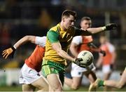 2 March 2019; Jamie Brennan of Donegal in action against Mark Shields of Armagh during the Allianz Football League Division 2 Round 5 match between Donegal and Armagh at MacCumhail Park in Ballybofey, Donegal. Photo by Oliver McVeigh/Sportsfile