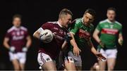 2 March 2019; Danny Cummins of Galway in action against Chris Barrett of Mayo during the Allianz Football League Division 1 Round 5 match between Mayo and Galway at Elverys MacHale Park in Castlebar, Mayo. Photo by Piaras Ó Mídheach/Sportsfile