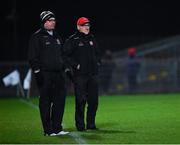 2 March 2019; Tyrone manager Mickey Harte, right, and selector Gavin Devlin, left, during the Allianz Football League Division 1 Round 5 match between Tyrone and Cavan at Healy Park in Omagh, Tyrone. Photo by Seb Daly/Sportsfile