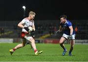 2 March 2019; Frank Burns of Tyrone in action against Conor Moynagh of Cavan during the Allianz Football League Division 1 Round 5 match between Tyrone and Cavan at Healy Park in Omagh, Tyrone. Photo by Seb Daly/Sportsfile