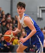 2 March 2019; John Burke of Maree during the Basketball Ireland Men's Superleague match between Garvey's Tralee Warriors and Maree at the Tralee Sports Complex in Tralee, Co. Kerry. Photo by Brendan Moran/Sportsfile