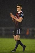 1 March 2019; Darragh Leahy of Bohemians applauds the fans following the SSE Airtricity League Premier Division match between Waterford and Bohemians at the RSC in Waterford. Photo by Harry Murphy/Sportsfile