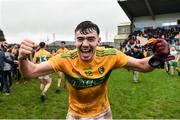 3 March 2019; Dean McGovern of Leitrim celebrates the Allianz Football League Division 4 Round 5 match between Leitrim and London at Avantcard Páirc Seán Mac Diarmada in Carrick-on-Shannon, Co. Leitrim. Photo by Oliver McVeigh/Sportsfile