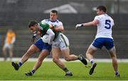 3 March 2019; Tomás Ó Sé of Kerry is tackled by Ryan Wylie of Monaghan during the Allianz Football League Division 1 Round 5 match between Kerry and Monaghan at Fitzgerald Stadium in Killarney, Kerry. Photo by Brendan Moran/Sportsfile