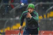 3 March 2019; Limerick goalkeeper Nickie Quaid during the Allianz Hurling League Division 1A Round 5 match between Clare and Limerick at Cusack Park in Ennis, Co. Clare. Photo by Diarmuid Greene/Sportsfile