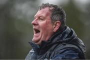 3 March 2019; Leitrim Manager Terry Hyland during the Allianz Football League Division 4 Round 5 match between Leitrim and London at Avantcard Páirc Seán Mac Diarmada in Carrick-on-Shannon, Co. Leitrim. Photo by Oliver McVeigh/Sportsfile