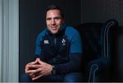 4 March 2019; Head coach Adam Griggs poses for a portrait after an Ireland Women's Rugby press conference at the Sandymount Hotel in Dublin. Photo by Piaras Ó Mídheach/Sportsfile