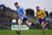 3 March 2019; Brian Fenton of Dublin in action against Donie Smith of Roscommon during the Allianz Football League Division 1 Round 5 match between Roscommon and Dublin at Dr Hyde Park in Roscommon. Photo by Ramsey Cardy/Sportsfile
