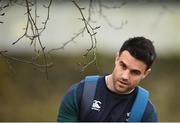 6 March 2019; Conor Murray arrives to Ireland Rugby Squad Training at Carton House in Maynooth, Kildare. Photo by David Fitzgerald/Sportsfile