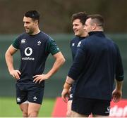 6 March 2019; Ireland players, from left, Conor Murray, Jacob Stockdale and Cian Healy during Squad Training at Carton House in Maynooth, Kildare. Photo by David Fitzgerald/Sportsfile