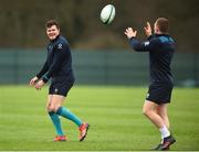 6 March 2019; Jacob Stockdale, left, and Keith Earls during Ireland Rugby Squad Training at Carton House in Maynooth, Kildare. Photo by David Fitzgerald/Sportsfile