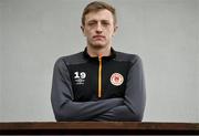 6 March 2019; Chris Forrester poses for a portrait after a St Patrick's Athletic Press Conference at Ballyoulster United AFC in Celbridge, Co. Kildare. Photo by Sam Barnes/Sportsfile