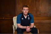 6 March 2019; Keith Earls poses for a portrait following an Ireland Rugby Press Conference at Carton House in Maynooth, Kildare. Photo by David Fitzgerald/Sportsfile