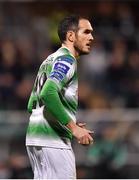 1 March 2019; Joey O'Brien of Shamrock Rovers during the SSE Airtricity League Premier Division match between Shamrock Rovers and Dundalk at Tallaght Stadium in Dublin. Photo by Seb Daly/Sportsfile
