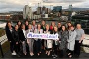 6 March 2019;  In attendance at the Launch of LGFA ‘Learn to Lead’ Female Leadership Programme are, back row, from left, Michelle Ryan, Ailbhe Quinn, Jennifer Higgins, Bríd Stack, Gráinne Sands, Triona Murray, Kelley Cunningham, Nadine Doherty, Lynn Savage, LGFA National Development manager, front row, from left, Eimear O'Connor, Donna Hagan, Aishling Carey, Helen O'Rourke, LGFA CEO, Marie Hickey, LGFA President, Andrea Turbitt, Niamh Dunne and Diane O'Hora at the Marker Hotel in Dublin. Photo by Sam Barnes/Sportsfile