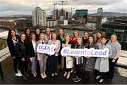 6 March 2019;  In attendance at the Launch of LGFA ‘Learn to Lead’ Female Leadership Programme are, back row, from left, Michelle Ryan, Ailbhe Quinn, Jennifer Higgins, Bríd Stack, Gráinne Sands, Triona Murray, Kelley Cunningham, Nadine Doherty, Lynn Savage, LGFA National Development manager, front row, from left, Eimear O'Connor, Donna Hagan, Aishling Carey, Helen O'Rourke, LGFA CEO, Marie Hickey, LGFA President, Andrea Turbitt, Niamh Dunne and Dianna O'Hora at the Marker Hotel in Dublin. Photo by Sam Barnes/Sportsfile