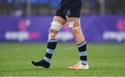 6 March 2019; A general view of John Fish of St Michael's College after losing his boot during the Bank of Ireland Leinster Schools Senior Cup semi-final match between Belvedere College and St Michael's College at Energia Park in Donnybrook, Dublin. Photo by Piaras Ó Mídheach/Sportsfile