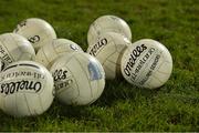 2 March 2019; A general view of footballs before the Allianz Football League Division 1 Round 5 match between Mayo and Galway at Elverys MacHale Park in Castlebar, Mayo. Photo by Piaras Ó Mídheach/Sportsfile