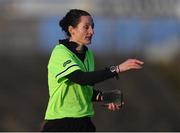 2 March 2019; Referee Maggie Farrelly during the Lidl Ladies NFL Division 1 Round 4 match between Mayo and Galway at Elverys MacHale Park in Castlebar, Mayo. Photo by Piaras Ó Mídheach/Sportsfile