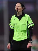 2 March 2019; Referee Maggie Farrelly during the Lidl Ladies NFL Division 1 Round 4 match between Mayo and Galway at Elverys MacHale Park in Castlebar, Mayo. Photo by Piaras Ó Mídheach/Sportsfile