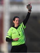 2 March 2019; Referee Maggie Farrelly during the Lidl Ladies NFL Division 1 Round 4 match between Mayo and Galway at Elverys MacHale Park in Castlebar, Mayo. Photo by Piaras Ó Mídheach/Sportsfile