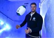 7 March 2019; Former International Chris Henry teams up with Volkswagen, a proud partner of Irish Rugby, ahead of Ireland v France #ReadyForMore. Test your skills to win at Volkswagen’s Aviva Stadium fan zones this Sunday. For more information follow Volkswagen Ireland’s social channels. Photo by Sam Barnes/Sportsfile