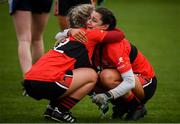 8 March 2019; Hayley Ryan, left, and Eimear Meaney of UCC following the Gourmet Food Parlour O’Connor Cup Semi-Final match between University College Dublin and University College Cork at the GAA Centre of Excellence in Abbotstown, Dublin. Photo by David Fitzgerald/Sportsfile