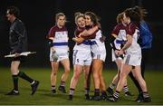 8 March 2019; Laurie Ryan and Elaine Fitzpatrick of UL embrace following the Gourmet Food Parlour O’Connor Cup Semi-Final match between University of Limerick and Queens University Belfast at the GAA Centre of Excellence in Abbotstown, Dublin. Photo by David Fitzgerald/Sportsfile