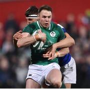 8 March 2019; Sean French of Ireland is tackled by Gautheir Maravat of France during the U20 Six Nations Rugby Championship match between Ireland and France at Irish Independent Park in Cork. Photo by Matt Browne/Sportsfile