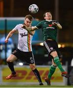 8 March 2019; Luke Wade-Slater of Bohemians in action against Ciarán Coll of Derry City during the SSE Airtricity League Premier Division match between Bohemians and Derry City at Dalymount Park in Dublin. Photo by Eóin Noonan/Sportsfile