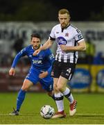 8 March 2019; Sean Hoare of Dundalk in action against Shane Duggan of Waterford during the SSE Airtricity League Premier Division match between Dundalk and Waterford at Oriel Park in Dundalk, Louth. Photo by Ben McShane/Sportsfile