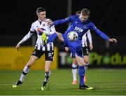 8 March 2019; Kevin Lynch of Waterford in action against Daniel Kelly of Dundalk during the SSE Airtricity League Premier Division match between Dundalk and Waterford at Oriel Park in Dundalk, Co Louth. Photo by Seb Daly/Sportsfile
