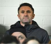 8 March 2019; Republic of Ireland assistant coach Robbie Keane during the SSE Airtricity League Premier Division match between St Patrick's Athletic and Shamrock Rovers at Richmond Park in Dublin. Photo by Stephen McCarthy/Sportsfile