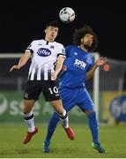 8 March 2019; Jamie McGrath of Dundalk in action against Bastien Héry of Waterford during the SSE Airtricity League Premier Division match between Dundalk and Waterford at Oriel Park in Dundalk, Louth. Photo by Ben McShane/Sportsfile
