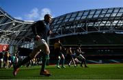 9 March 2019; Keith Earls during the Ireland Rugby captain's run at the Aviva Stadium in Dublin. Photo by Ramsey Cardy/Sportsfile
