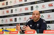 9 March 2019; Captain Rory Best during an Ireland Rugby press conference at the Aviva Stadium in Dublin. Photo by Ramsey Cardy/Sportsfile