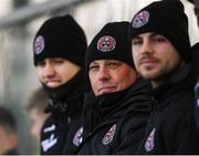 9 March 2019; Bohemians manager Keith Long looks on during the SSE Airtricity Under-19 National League match between Bohemians and Sligo Rovers at IT Blanchardstown in Blanchardstown, Dublin. Photo by Harry Murphy/Sportsfile