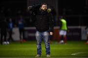 8 March 2019; Camera operator Jason O'Reilly during the SSE Airtricity League Premier Division match between St Patrick's Athletic and Shamrock Rovers at Richmond Park in Dublin. Photo by Stephen McCarthy/Sportsfile