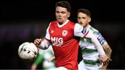 8 March 2019; Dean Clarke of St Patrick's Athletic during the SSE Airtricity League Premier Division match between St Patrick's Athletic and Shamrock Rovers at Richmond Park in Dublin. Photo by Stephen McCarthy/Sportsfile