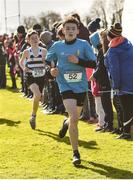 9 March 2019; Joe Cambell of Summerhill College, Co Sligo, front, and Harry Boyle of St Kieran’s, Co Kilkenny, in the Minor Boys event during the Irish Life Health All Ireland Schools Cross Country at Clongowes Wood College in Clane, Co Kildare. Photo by Piaras Ó Mídheach/Sportsfile