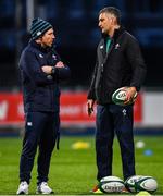 9 March 2019; Ireland head coach Adam Griggs, left, and assistant coach Jeff Carter ahead of the Women's Six Nations Rugby Championship match between Ireland and France at Energia Park in Donnybrook, Dublin. Photo by Ramsey Cardy/Sportsfile
