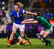 9 March 2019; Romane Menager of France is tackled by Aoife McDermott of Ireland during the Women's Six Nations Rugby Championship match between Ireland and France at Energia Park in Donnybrook, Dublin. Photo by Ramsey Cardy/Sportsfile