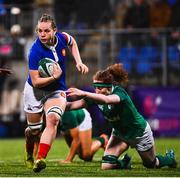 9 March 2019; Romane Menager of France is tackled by Aoife McDermott of Ireland during the Women's Six Nations Rugby Championship match between Ireland and France at Energia Park in Donnybrook, Dublin. Photo by Ramsey Cardy/Sportsfile