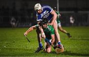 9 March 2019; Darragh O’Donovan of Limerick in action against Ryan Mullaney of Laois the Allianz Hurling League Division 1 Quarter-Final match between Laois and Limerick at O'Moore Park in Portlaoise, Laois. Photo by Stephen McCarthy/Sportsfile