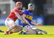 10 March 2019; Robert Byrne of Tipperary in action against Bill Cooper of Cork during the Allianz Hurling League Division 1A Round 5 match between Cork and Tipperary at Páirc Uí Rinn in Cork. Photo by Stephen McCarthy/Sportsfile
